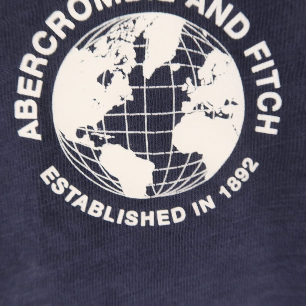Abercrombie & Fitch Shirt Mens S Blue Cotton long sleeve graphic tee - Picture 4 of 10